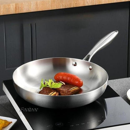 Poêle inox - La cuisine et ses accessoires.com