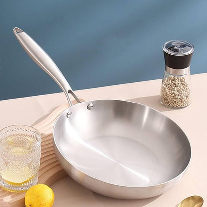 Poêle inox - La cuisine et ses accessoires.com