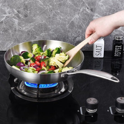 Poêle inox - La cuisine et ses accessoires.com